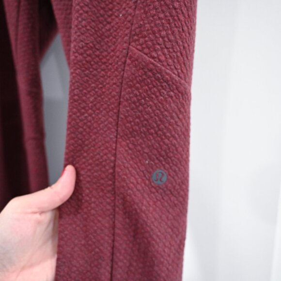 COPY - Lululemon Men's Medium Textured Maroon Joggers - Picture 3 of 5